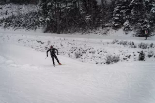 Rico auf der Loipe im Flow (Skating)